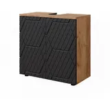 Vicco Waschbeckenunterschrank Irma Eiche Anthrazit 60 x 59 cm