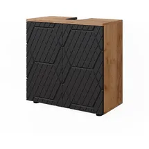 Vicco Waschbeckenunterschrank Irma Eiche Anthrazit 60 x 59 cm