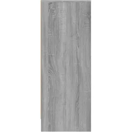 vidaXL Schuhschrank 60 x 92 x 35 cm grau / grau