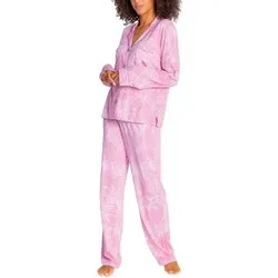 PJ Salvage Playful Prints Pyjama Rosa Large Damen