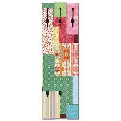 Artland Garderobenleiste »Patchwork Stil I«, teilmontiert Artland bunt