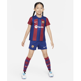 Nike FC Barcelona 2023/24 Home dreiteiliges Nike Dri-FIT-Set für jüngere Kinder - Blau, M