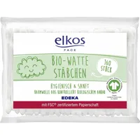 Elkos Bio-Wattestäbchen Nachfüller 160 Stück