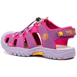 TROLLKIDS Kvalvika Kinder Dark Rose/Orange 29