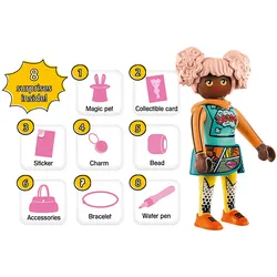 PLAYMOBIL Edwina "Comic World", 7 Jahr(e), Mehrfarbig, Kunststoff