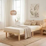 Homestyle4u 90 x 200 cm Braun