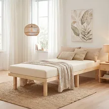 Homestyle4u 90 x 200 cm Braun