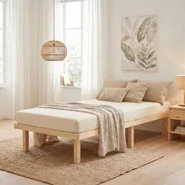 Homestyle4u 90 x 200 cm Braun