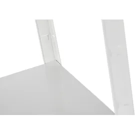 SCHULTE Regalwelt Stecksystem-Grundregal, 5 Böden, 2000x1200x500, weiß