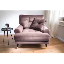 trends by hg »TOKIO« in Microfaser mit hochwertigem Holz/Metallfuß