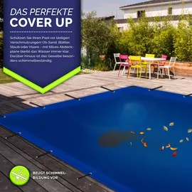 tillvex Abdeckplane 3 x 6 m Blau