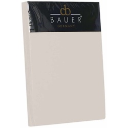 Curt Bauer Mako-Satin Spannbetttuch - 90x200cm	leinen