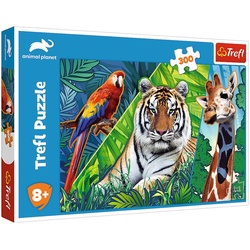 Trefl Puzzle Trefl 23007 Animal Planet hübsche Tiere Puzzle, 300 Puzzleteile, Made in Europe bunt