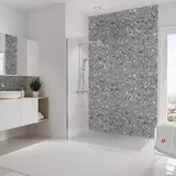 Schulte Duschrückwand grau