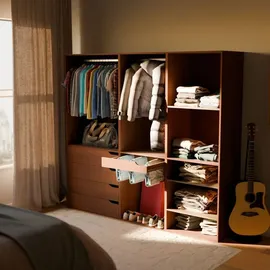 sweeek - Modulares Kleiderschrank-set mit 3 Elementen