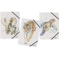 Pagna Eckspanner Save me DIN A4 Elefant, Tiger, Schildkröte