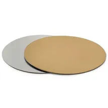 Decora GEKOPPELTE TORTENPLATTE GOLD/SILBER Ø24X0,2 CM