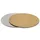 Decora GEKOPPELTE TORTENPLATTE GOLD/SILBER Ø24X0,2 CM