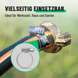 greate Schlauchschellen Edelstahl 16-25mm - 10er Pack