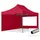 TOOLPORT Faltpavillon 3 x 4,5 m inkl. 2 Seitenteile Rot