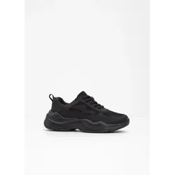 bonprix Chunky Sneaker, schwarz, 36, Vegan
