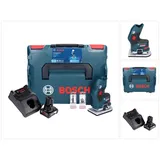 Bosch GKF 12V-8 Professional Akku Kantenfräse 12V + 1x Akku 6,0 Ah + Ladegerät + L-Boxx