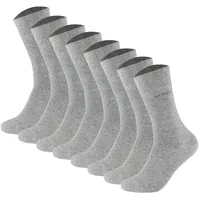 CAMANO Unisex Socken - Soft Socks, einfarbig, 8er Pack