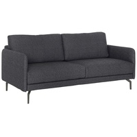 HÜLSTA sofa 2-Sitzer »hs.450«, Armlehne sehr schmal, Alugussfüße in umbragrau, Breite 150 cm schwarz