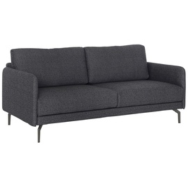 HÜLSTA sofa 2-Sitzer »hs.450«, Armlehne sehr schmal, Alugussfüße in umbragrau, Breite 150 cm, schwarz