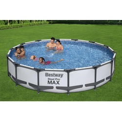 BESTWAY Rundpool »Steel Pro MaxTM«, grau, ØxH: 366 x 76 cm