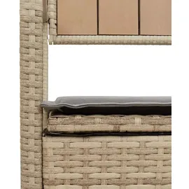vidaXL Gartenbank 54 x 74 x 0 cm Beige
