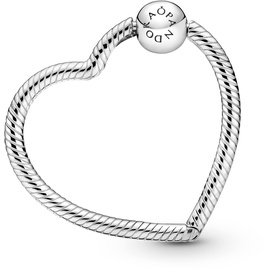 Pandora Herz Charm-Halter in Sterling Silber Moments Collection