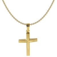 Acalee 20-1223 Damen-Kette mit Kreuz-Anhänger 333 / 8K Gold, 45 cm