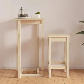 vidaXL Bartisch 60 x 60 x 110 cm Braun