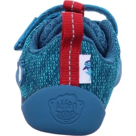 Affenzahn Knit Happy Shark Klettschuh Blau - Blau - 31