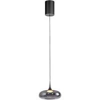 Schöner Wohnen Posh 1-flg. dimmbar 22 cm grau Glas