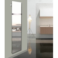 BADHEIZKÖRPER Design:Mirror 3, 180x47 cm, 1118 Watt, Edelstahl 3D+Spiegel+1 HH b