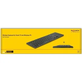 DeLock Wireless Tastatur mit Touchpad DE (12454)