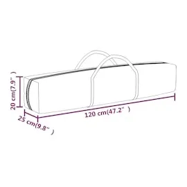 vidaXL Partezelt Faltbar 3 x 3 m inkl. 4 Seitenteile Creme