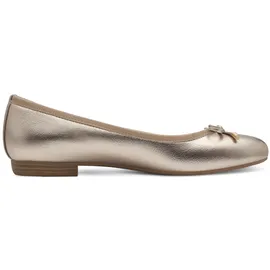 Marco Tozzi Woms Ballerina für Damen, gold, Größe 37 EU