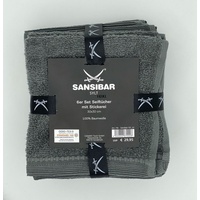 Sansibar Seiftuch 6er-Set SANSIBAR - grau