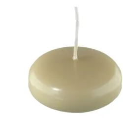 Kopschitz Kerzen Schwimmkerzen Beige 55 x Ø 80 mm, 8 Stück, XXL Schwimmkerzen