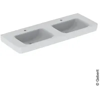 Geberit Renova Plan Doppelwaschtisch 130 x 48 cm (501711001)