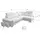 Sonstige Verlage Ecksofa Grand mit Schlaffunktion 277x180x86 Flaschengrün