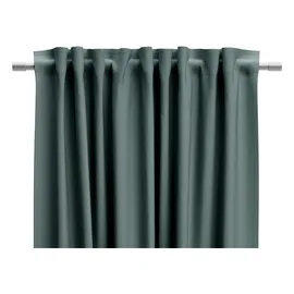 Neutex for you! Verdunkelungsvorhang NEUTEX FOR YOU "INSULA", grün (hellsalbei), Gardinen, 235cm, Multifunktionsband, 140cm, Polyester, Uni-Dimout für starke Verdunklung, nach Maß, B:140cm H:235cm