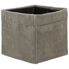 lycce Aufbewahrungskorb Faltbare Aufbewahrungsbox Cord 1P 33 x 33 x 31 cm braun/schwarz