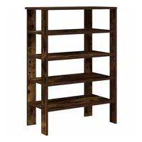 VidaXL Schuhregal Räuchereiche 61x32x87,5 cm Holzwerkstoff