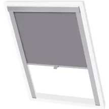 vidaXL Verdunkelungsrollo 80 x 808 cm grau