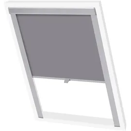 vidaXL Verdunkelungsrollo 80 x 808 cm grau