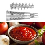 Fleischwolf Und Pürieraufsatz|Tomatensaftpresse Für KitchenAid,16Pcs metall Zubehör Fleischwolf Aufsatz Für KitchenAid,Fleischwolf Pürieraufsatz Wurst Stuffer Zubehör (Pürieraufsatz)